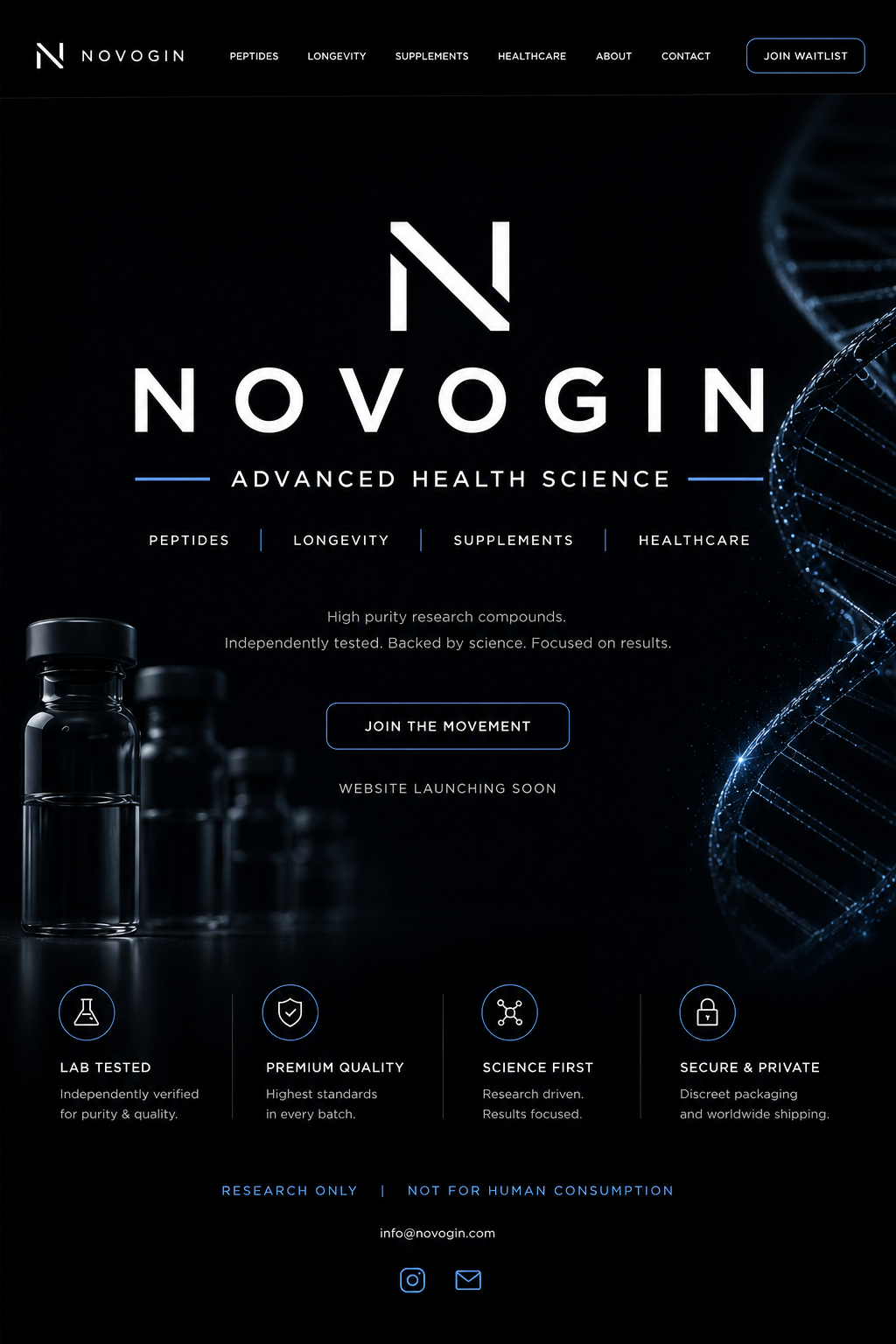 Novogin landing